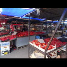 Auf dem Markt von Pančevo, selbstverständlich mit Paprika